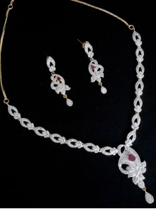 CZ Necklace Set